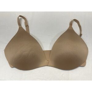 Skims Wireless T Shirt Bra 38D Nude Seamless Lightly Lined